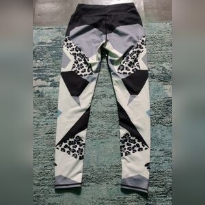 Geometric/Animal Print Athletic Pants